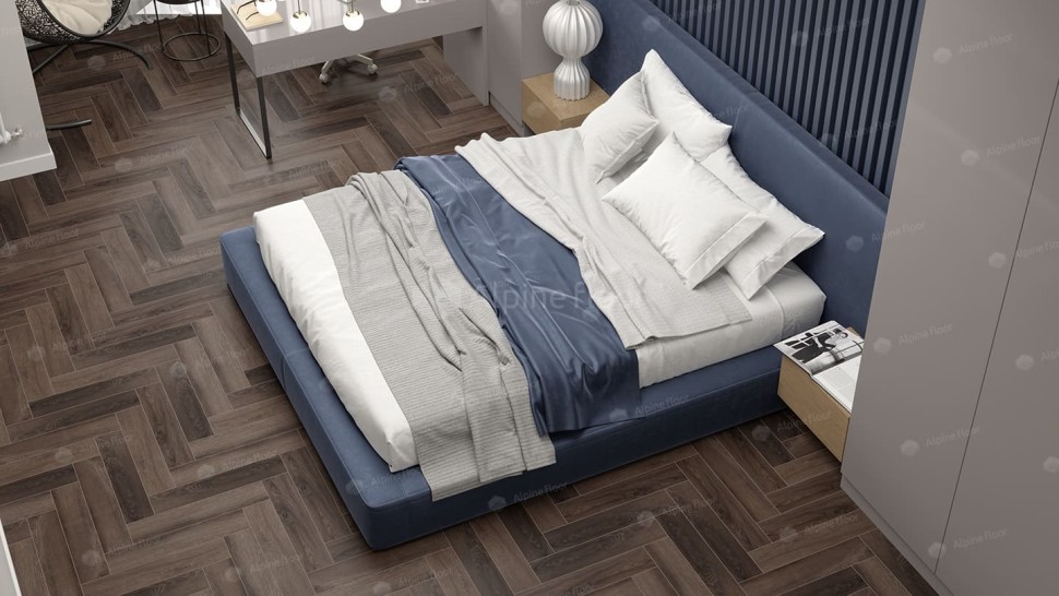 Виниловая плитка "Alpine Floor" Parquet LVT Фафнир (590*118*2,5 мм) — купить в Нальчике