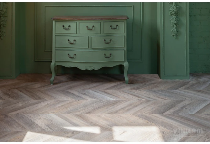 Кварц-винил Шеврон Шампань (690*115*2,5 мм) — купить в Нальчике