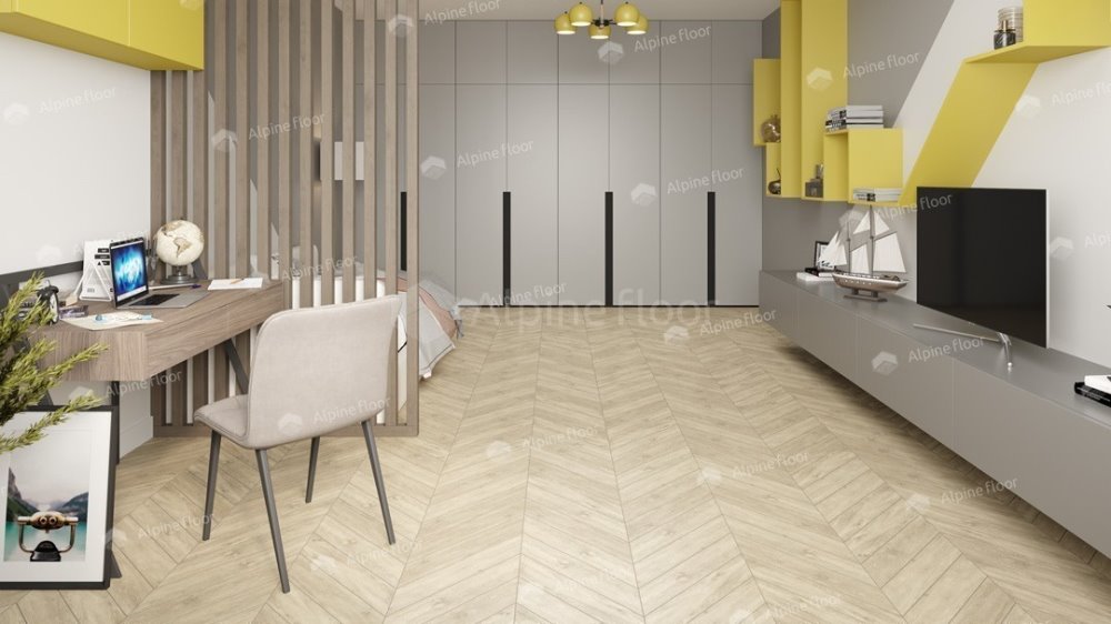 LVT плитка "Alpine Floor" Сонома (555*127*2,5 мм) — купить в Нальчике