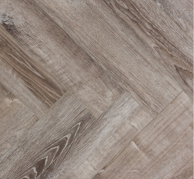 Виниловый ламинат SPC "Cronafloor" Herringbone Дуб Тулон (640*128*4,5 мм) — купить в Нальчике