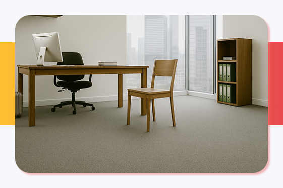 Укладка коммерческого ковролина