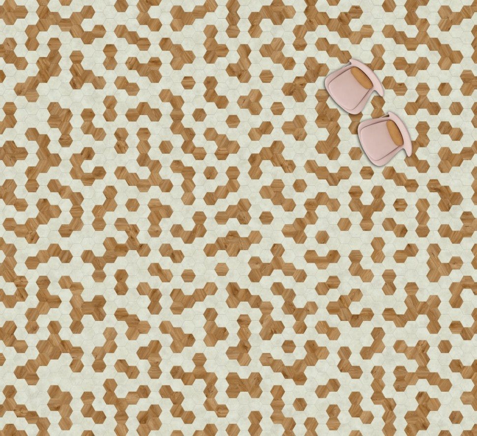 Виниловая плитка "Moduleo" Moods Hexagon 322 (226,32*196*2,5 мм) — купить в Нальчике