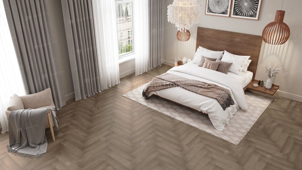 Виниловая плитка "Alpine Floor" Parquet LVT Дуб Насыщенный (590*118*2,5 мм) — купить в Нальчике