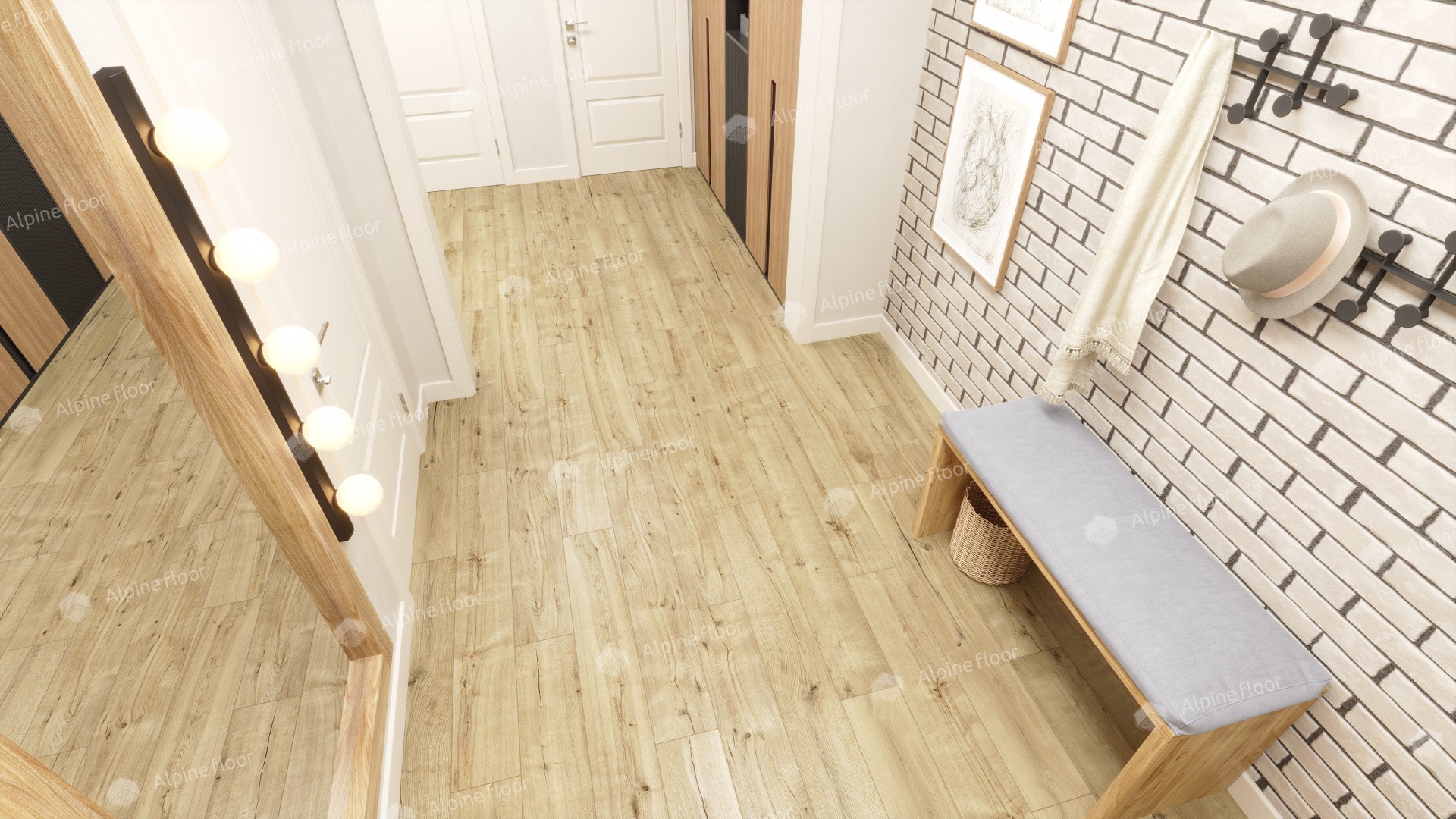 Ламинат "Alpine Floor" Дуб Эмпуриабрава (1285*192*8 мм) — купить в Нальчике