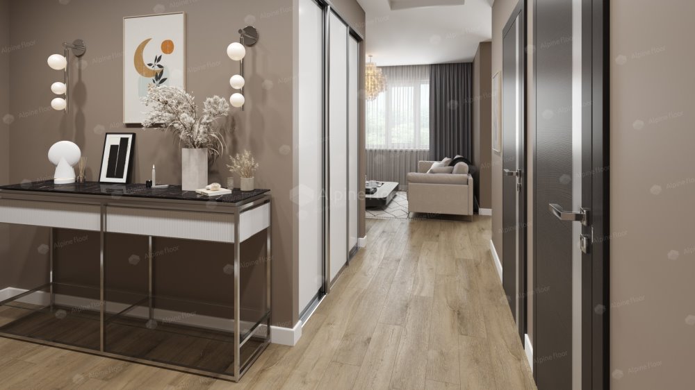 SPC Ламинат "Alpine Floor" Дуб млечный (1524*180*8 мм) — купить в Нальчике