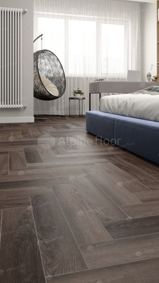 Виниловая плитка "Alpine Floor" Parquet LVT Фафнир (590*118*2,5 мм) — купить в Нальчике