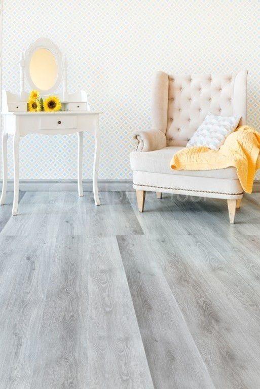 Кварцвиниловая плитка "Alpine Floor" Дуб Пепельный  (1219*184*2мм) — купить в Нальчике