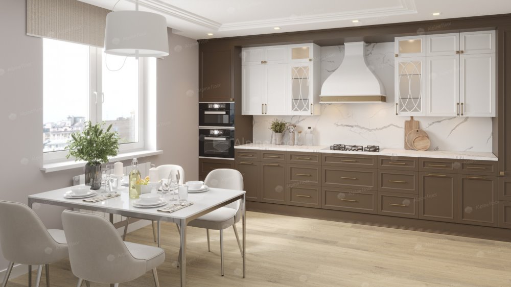 SPC Ламинат "Alpine Floor" Дуб капучино (1524*180*8 мм) — купить в Нальчике