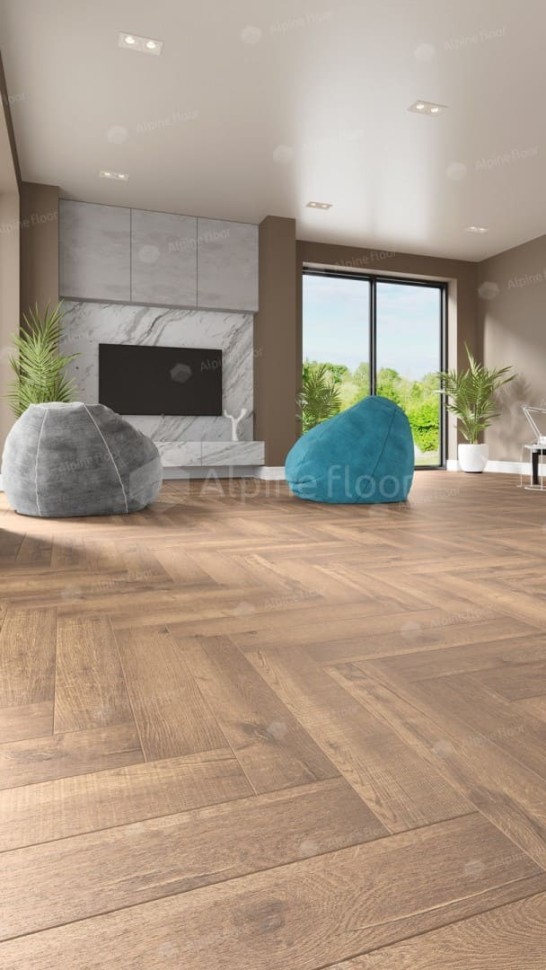Виниловая плитка "Alpine Floor" Parquet LVT Дуб Royal (590*118*2,5 мм) — купить в Нальчике