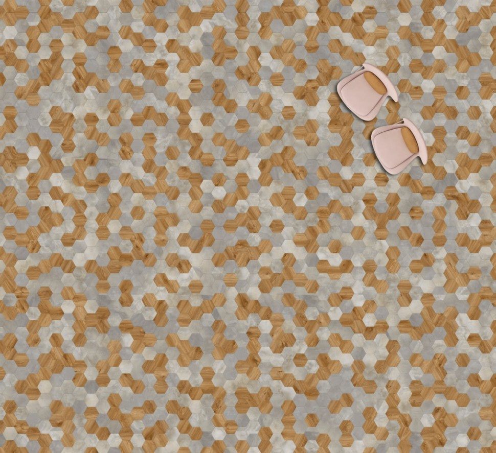 Виниловая плитка "Moduleo" Moods Hexagon 334 (226,32*196*2,5 мм) — купить в Нальчике