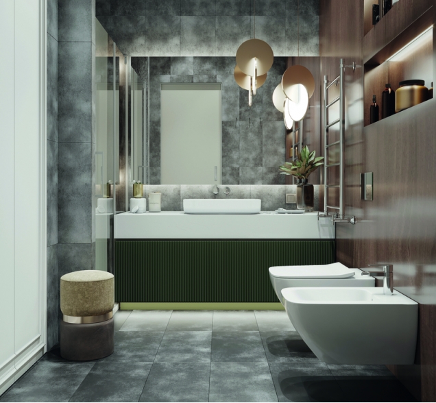 SPC ламинат "CronaFloor" Stone 4V Торнадо Серый (600*300*4 мм) — купить в Нальчике