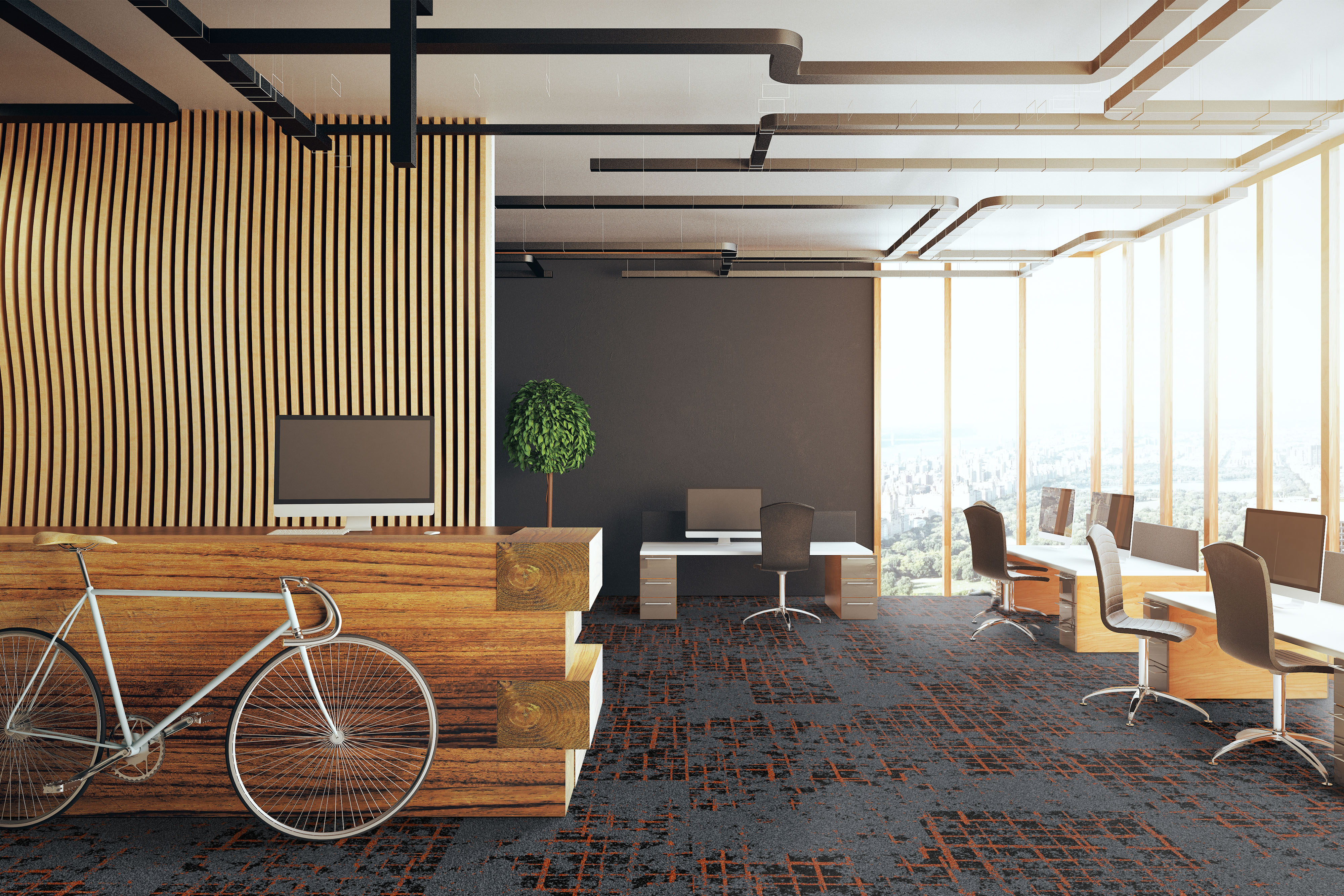 Ковровая плитка Macro Tile 91 (500*500*5 мм) — купить в Нальчике