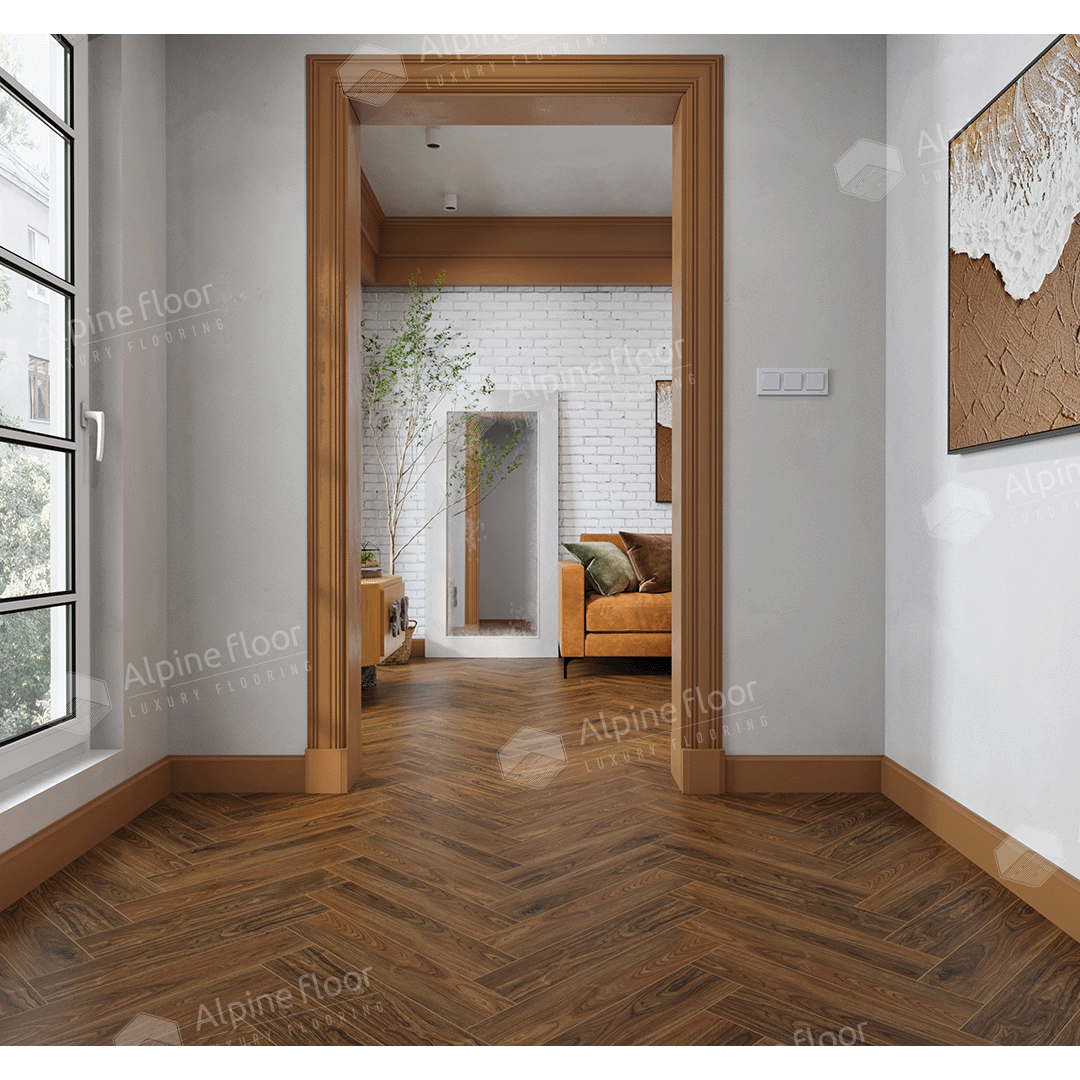 SPC ламинат "Alpine Floor" Орех Кенари (600*125*4 мм) — купить в Нальчике
