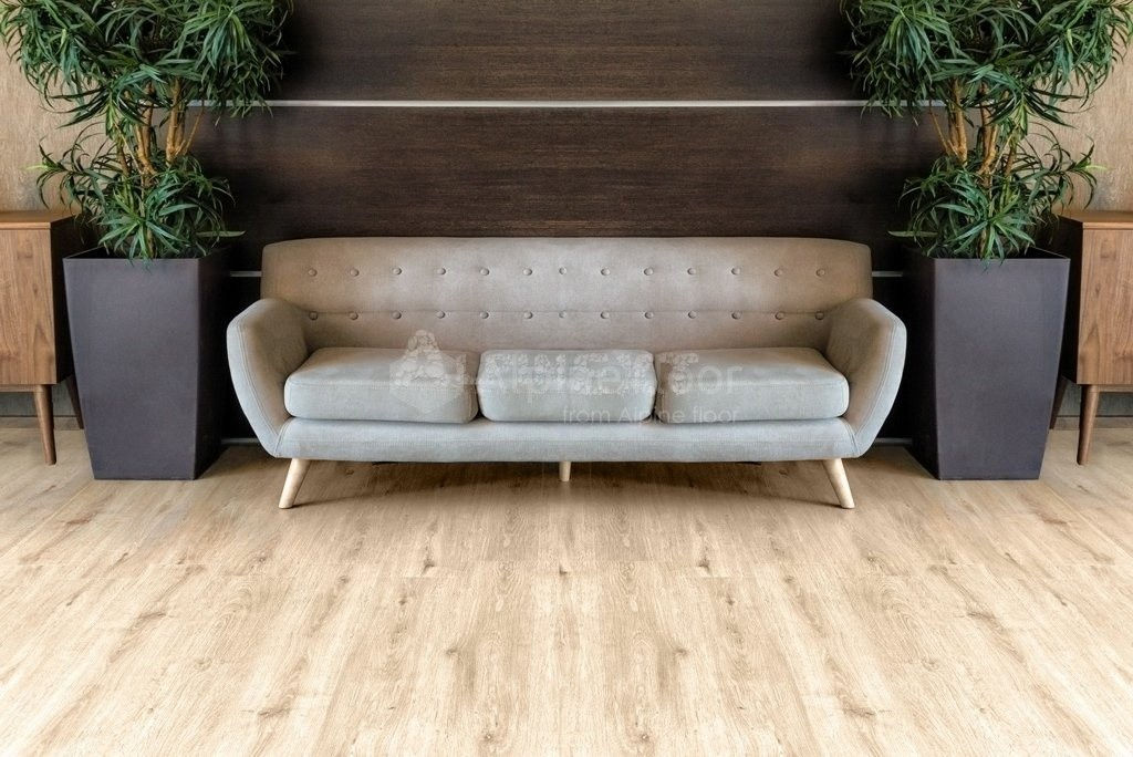 Замковая ПВХ плитка "Alpine Floor" Дуб Ваниль  (1220*183*4мм) — купить в Нальчике