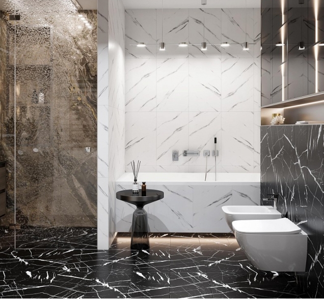 SPC ламинат "CronaFloor" Stone 4V Ноче (600*300*4 мм) — купить в Нальчике