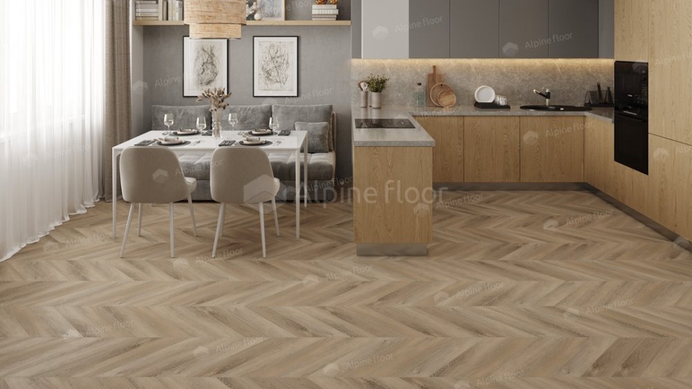LVT плитка "Alpine Floor" Дуб Синистра (555*127*2,5 мм) — купить в Нальчике