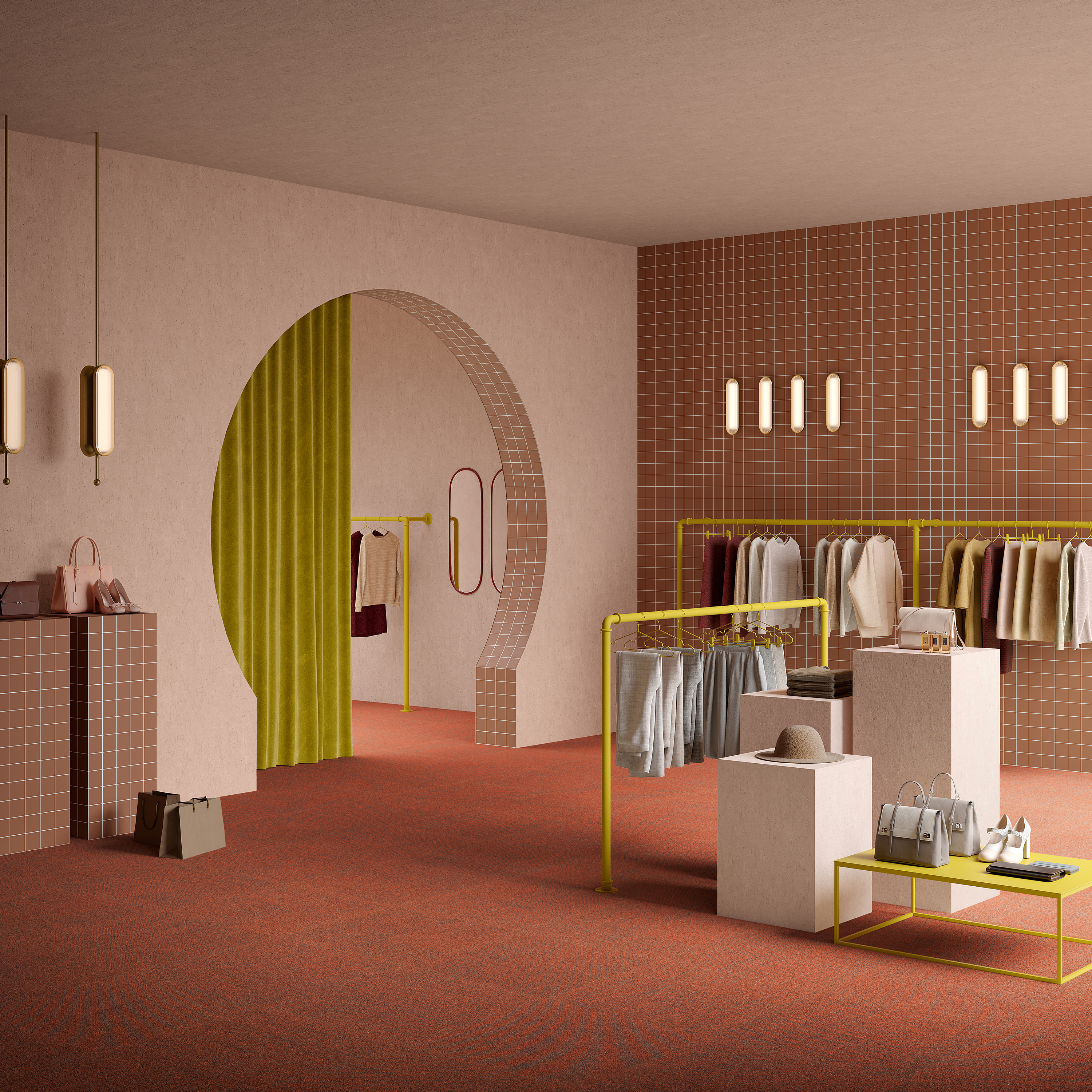 Ковровая плитка Mantra Tile 89 (500*500*6 мм) — купить в Нальчике