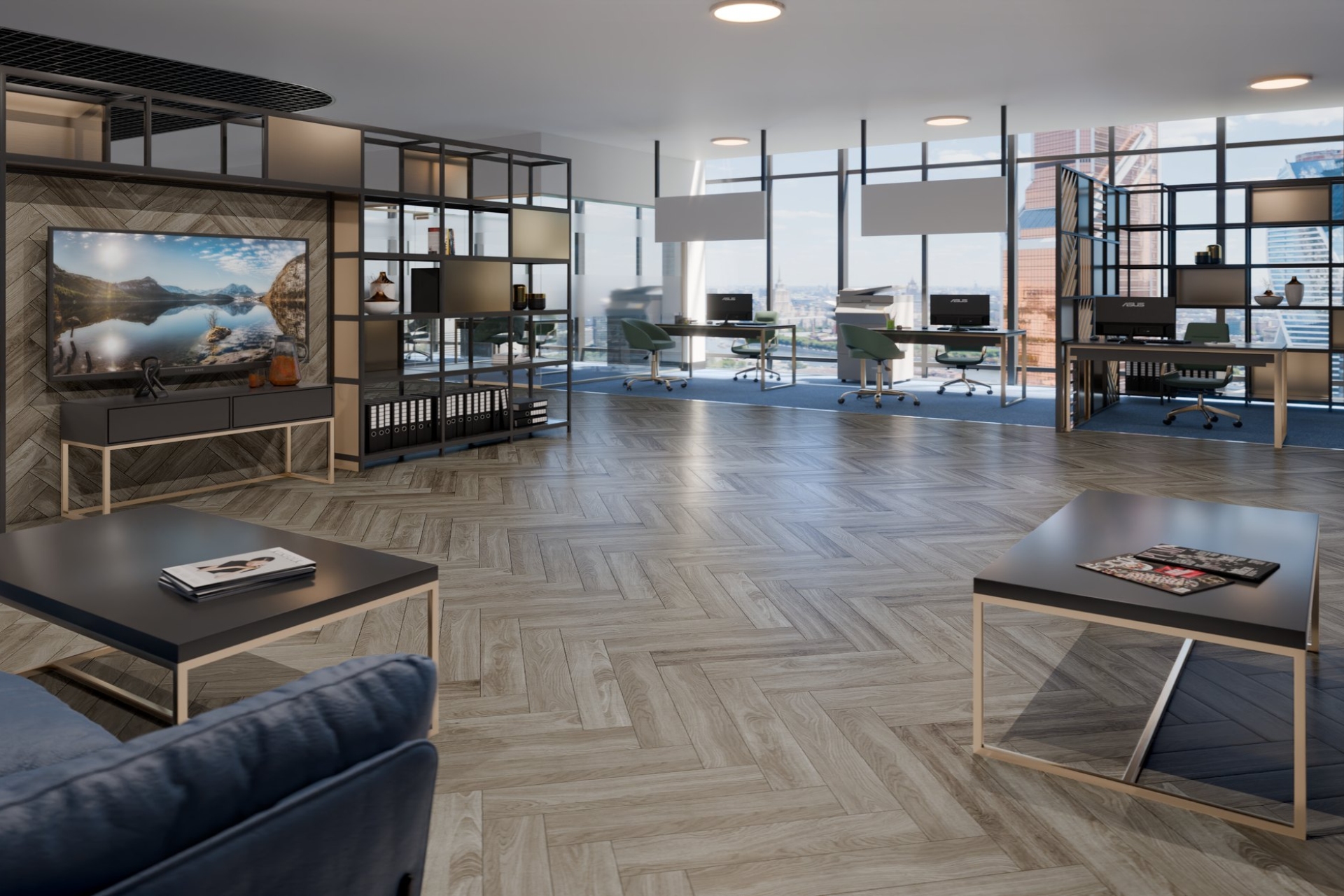 Инженерный паркет «Damy Floor» Скандинавский (укладка елочкой) — купить в Нальчике