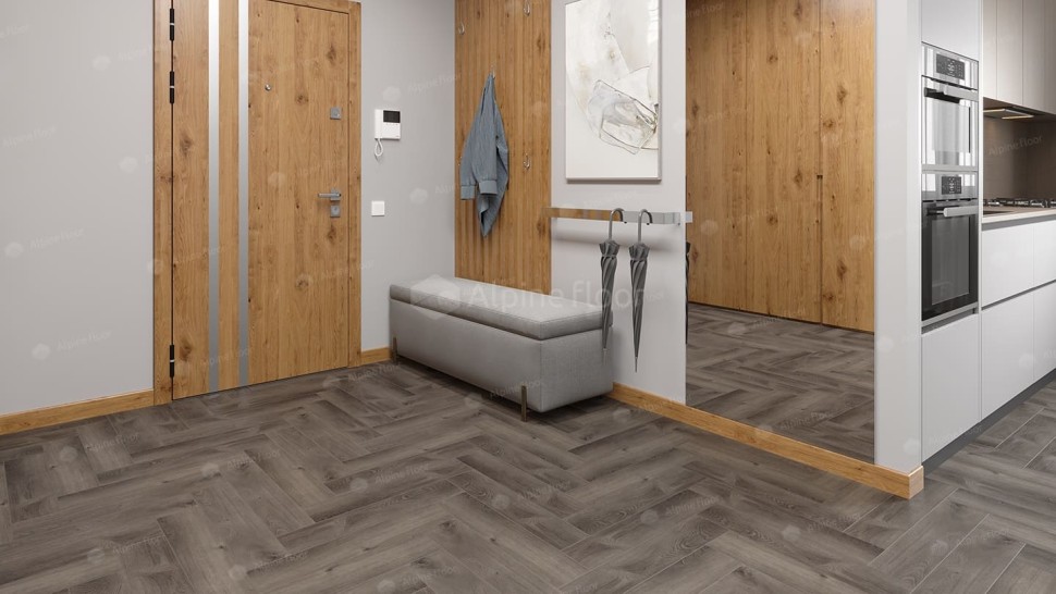 Виниловая плитка "Alpine Floor" Parquet LVT Дуб Мерга (590*118*2,5 мм) — купить в Нальчике