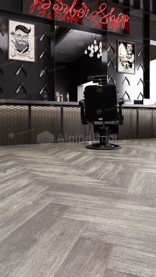 Виниловая плитка "Alpine Floor" Parquet LVT Венге Грей (590*118*2,5 мм) — купить в Нальчике