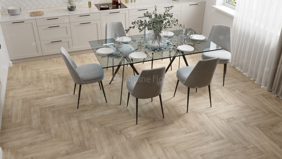 Виниловая плитка "Alpine Floor" Parquet LVT Дуб Ваниль Селект (590*118*2,5 мм) — купить в Нальчике