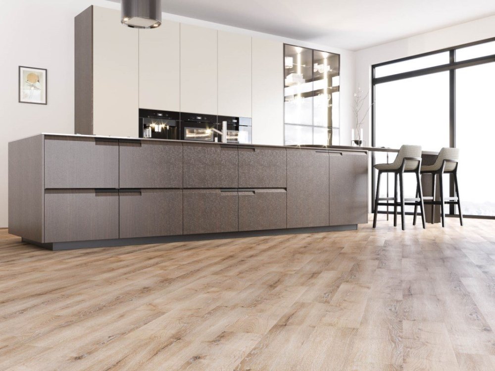 Замковая ПВХ плитка "Art Tile" Дуб Шеридан (920*150*4 мм) — купить в Нальчике