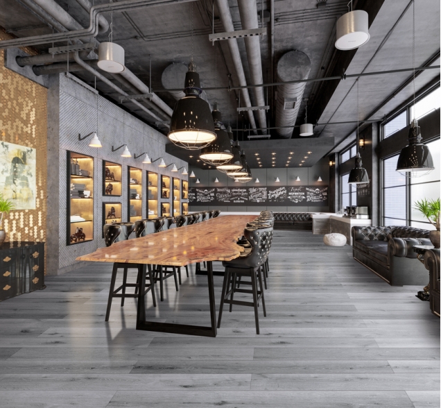 SPC ламинат "CronaFloor" Wood 4V Дуб Серый (1200*180*4 мм) — купить в Нальчике