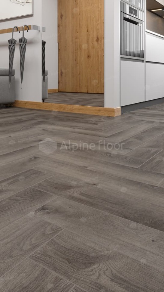 Виниловая плитка "Alpine Floor" Parquet LVT Дуб Мерга (590*118*2,5 мм) — купить в Нальчике