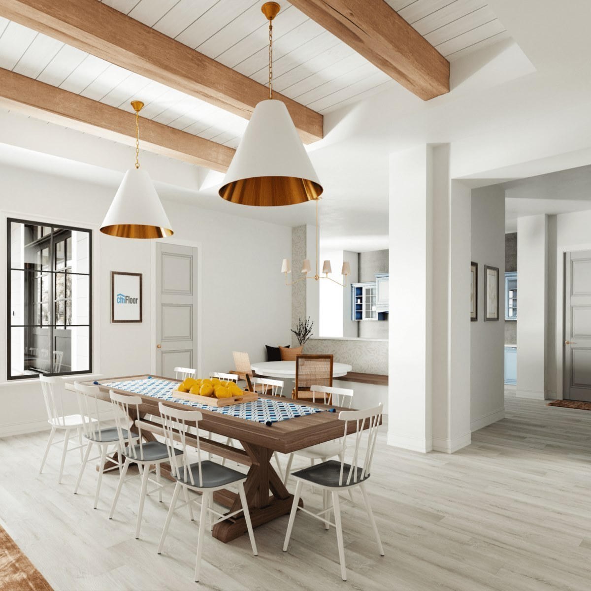 Виниловое напольное покрытие ScandiWood 05 Дуб Ледяной (180*1220*5 мм) — купить в Нальчике