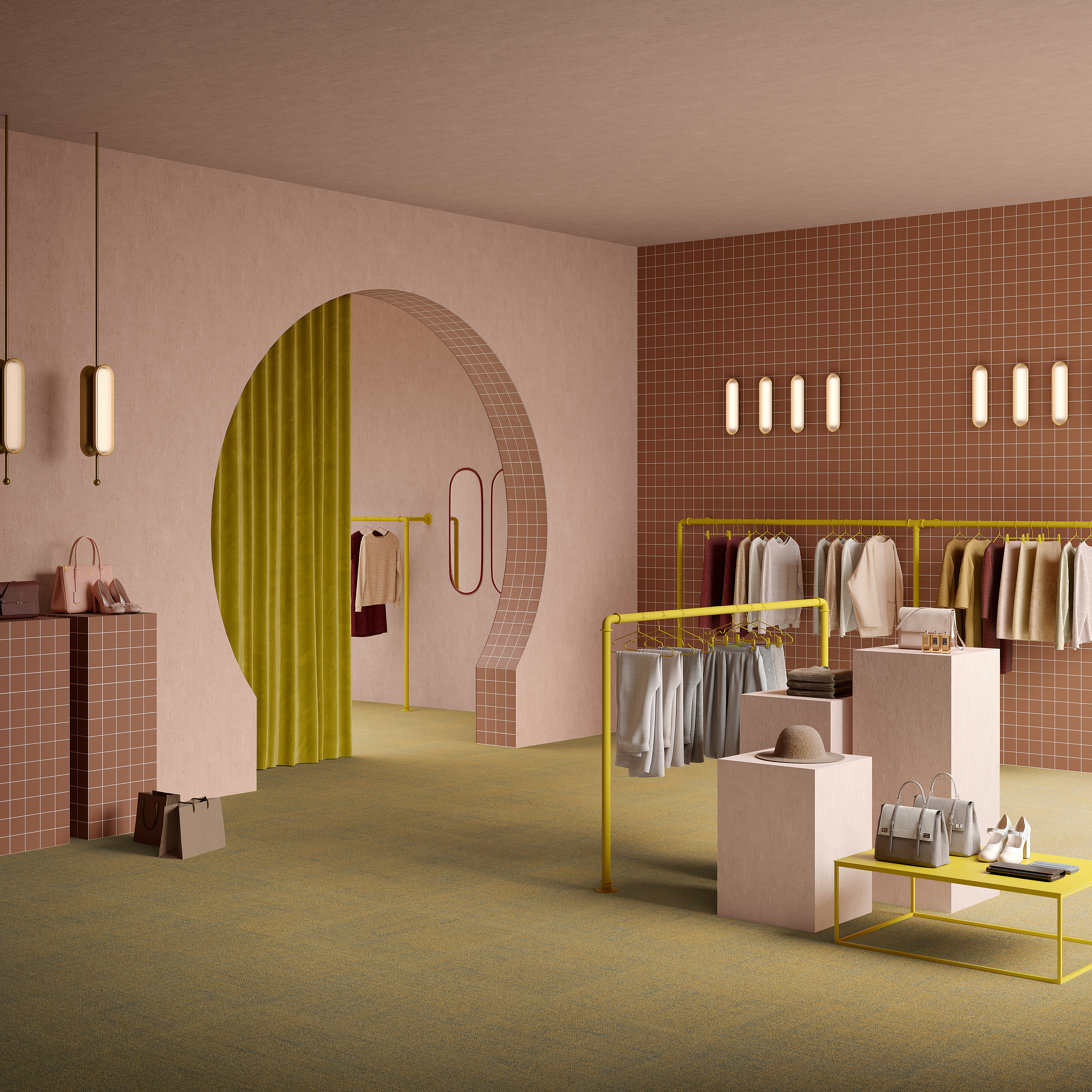 Ковровая плитка Mantra Tile 29 (500*500*6 мм) — купить в Нальчике