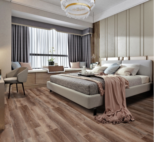 SPC ламинат "CronaFloor" Wood 4V Дуб Охрид (1200*180*4 мм) — купить в Нальчике