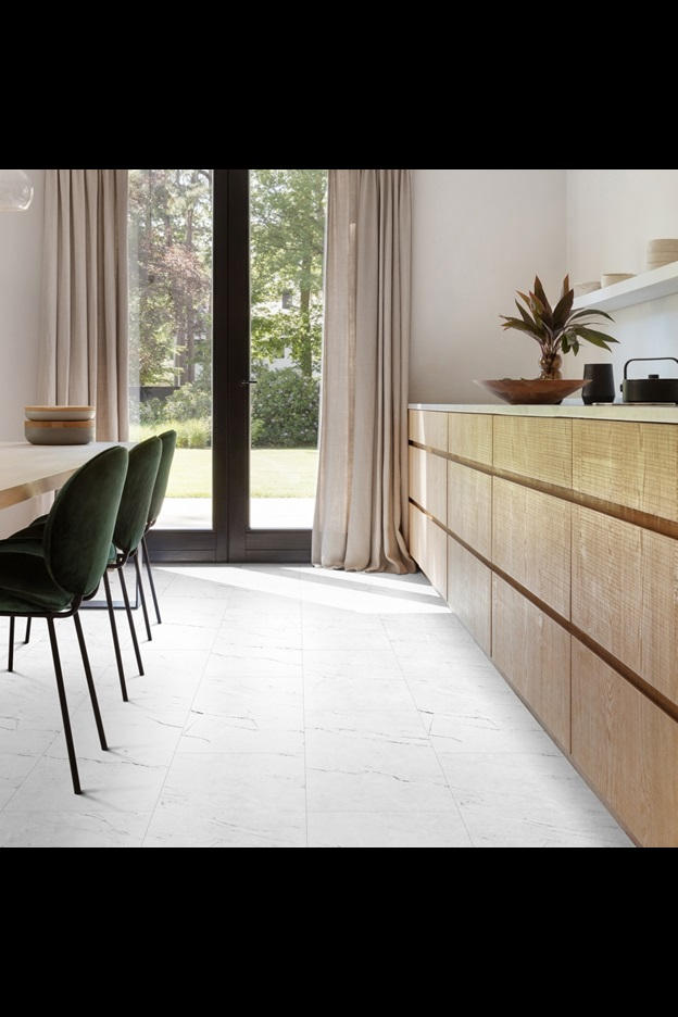 Замковая ПВХ плитка Carrara Marble 112 (610*303*5 мм) — купить в Нальчике