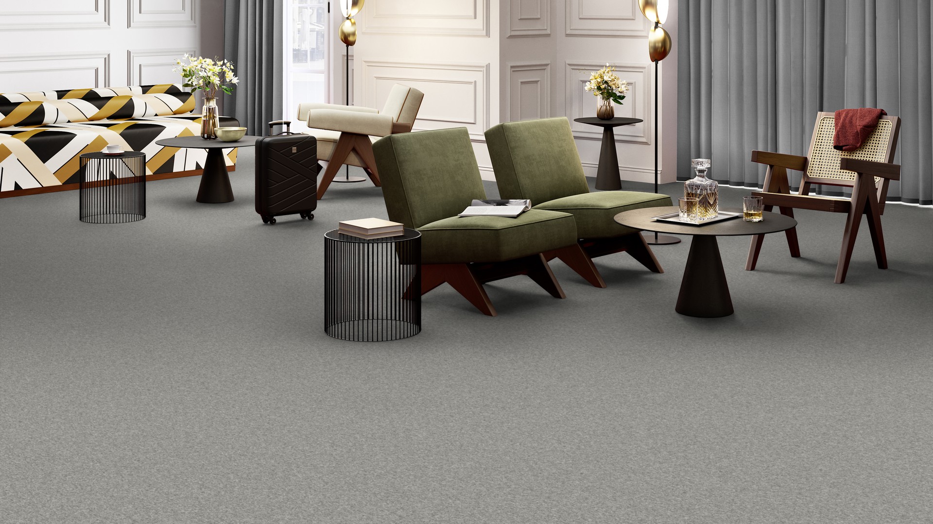 Ковровая плитка Medusa Tile 94 (500*500*5 мм) — купить в Нальчике