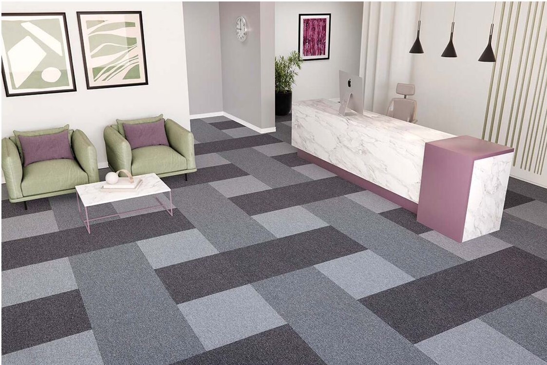 Ковровая плитка "Bonkeel" Space Grey (500*500*5,9 мм) — купить в Нальчике