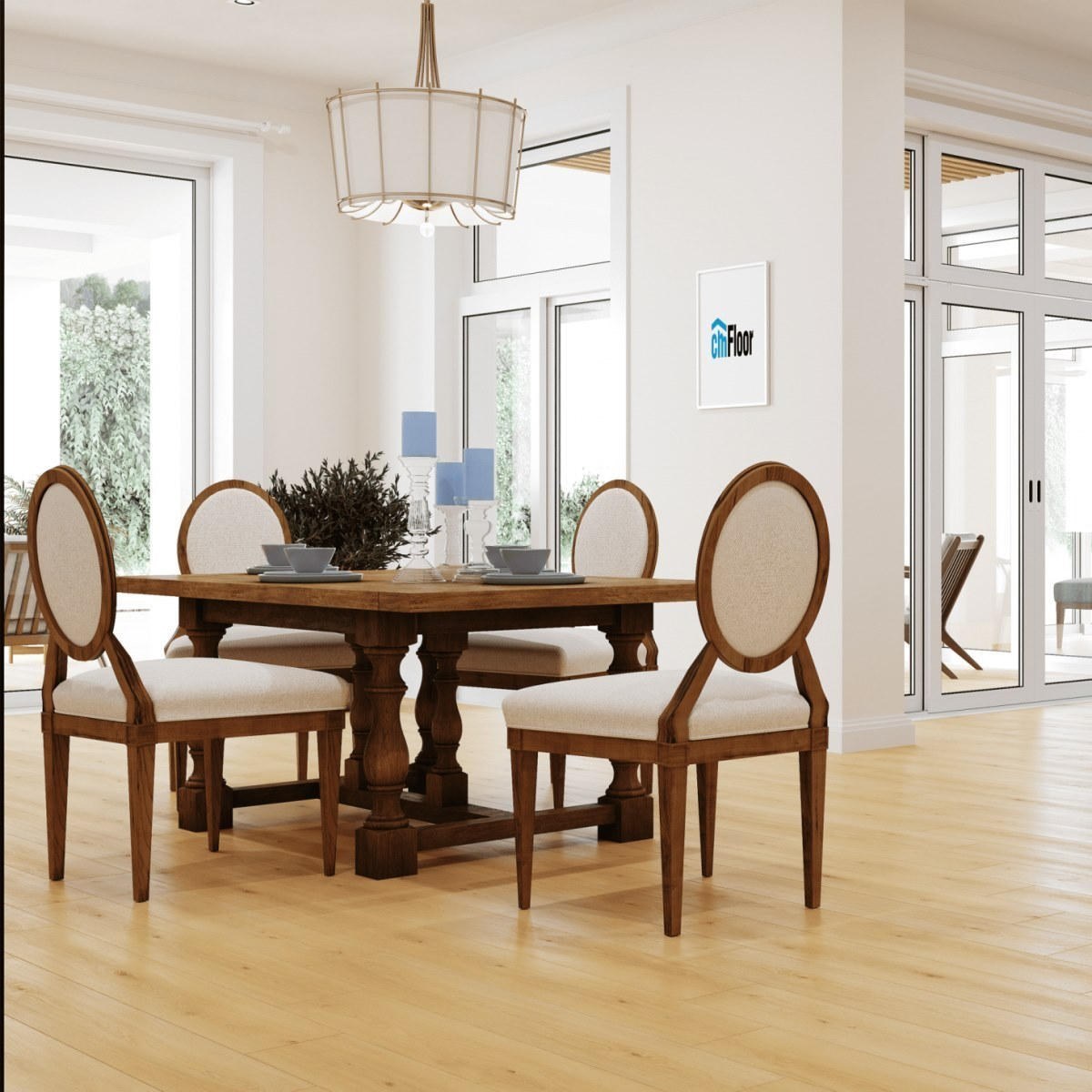 Виниловое напольное покрытие ScandiWood 09 Дуб Орегон (180*1220*5 мм) — купить в Нальчике