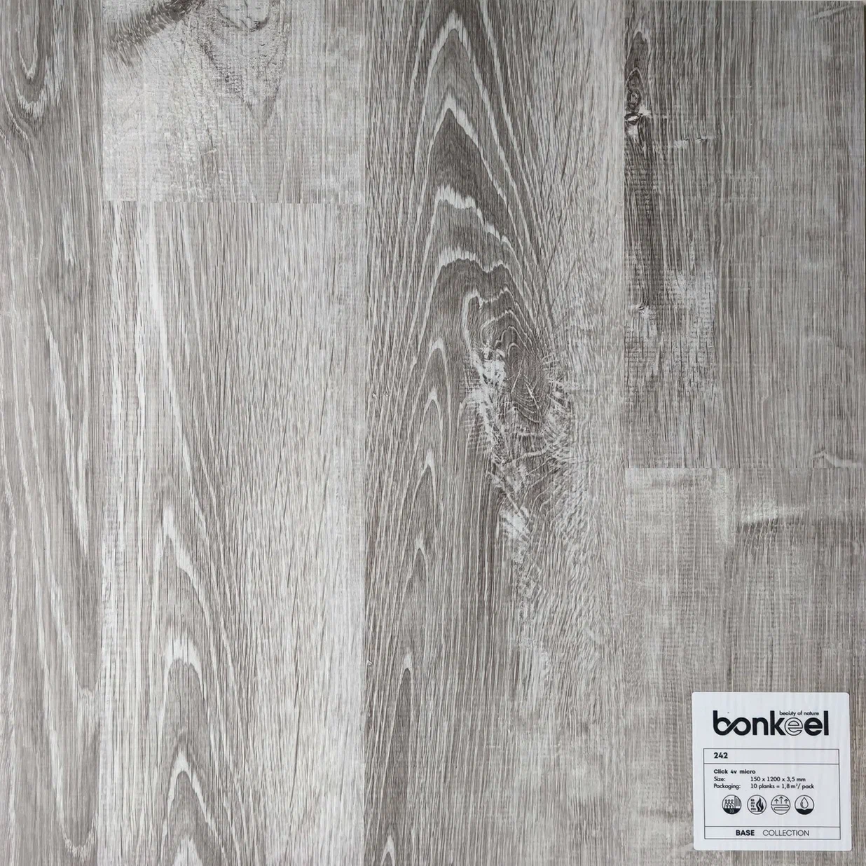 Плитка ПВХ "Bonkeel" Base New 242 (1220*150*3,5 мм) — купить в Нальчике