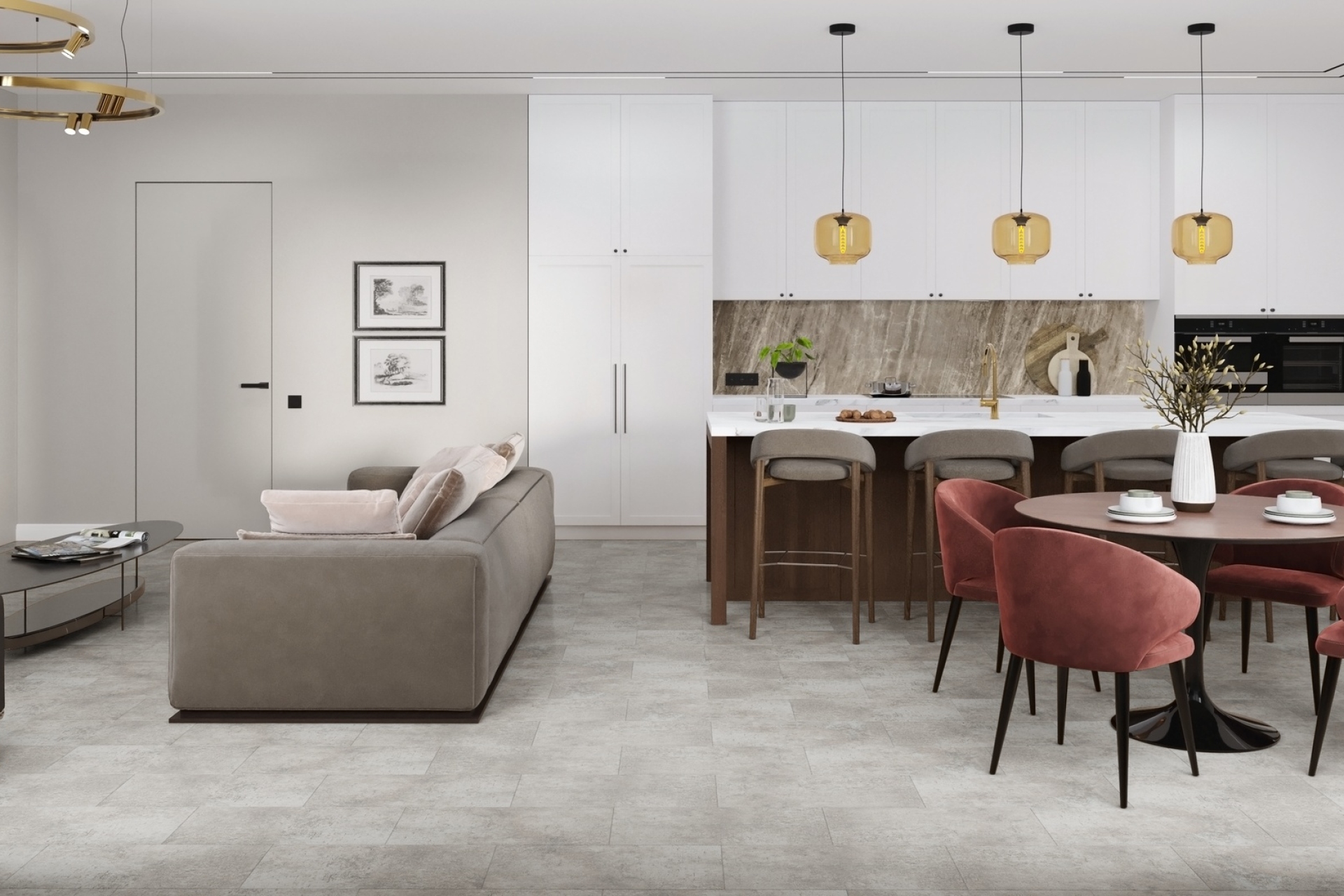 SPC плитка «Damy Floor» Фудзияма (610*305*5 мм) — купить в Нальчике