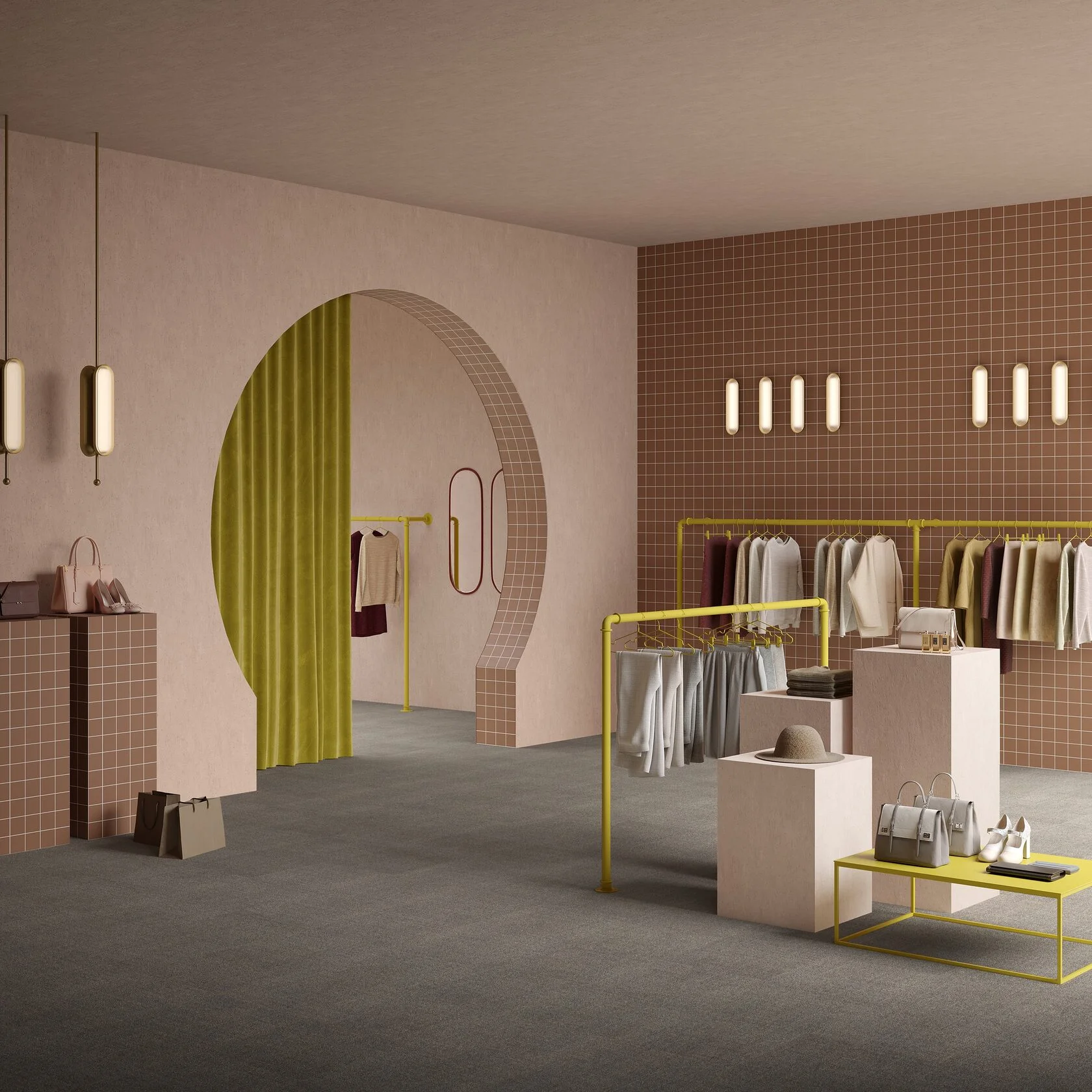 Ковровая плитка Mantra Tile 98 (500*500*6 мм) — купить в Нальчике