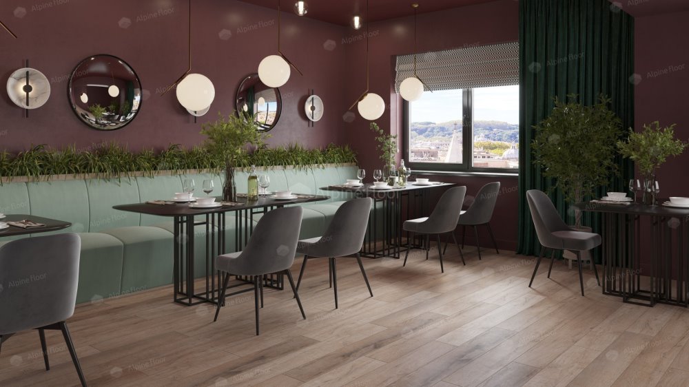 SPC Ламинат "Alpine Floor" Дуб персиковый (1220*183*8 мм) — купить в Нальчике