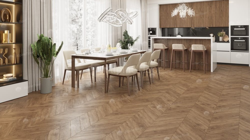 LVT плитка "Alpine Floor" Гевуина (555*127*2,5 мм) — купить в Нальчике