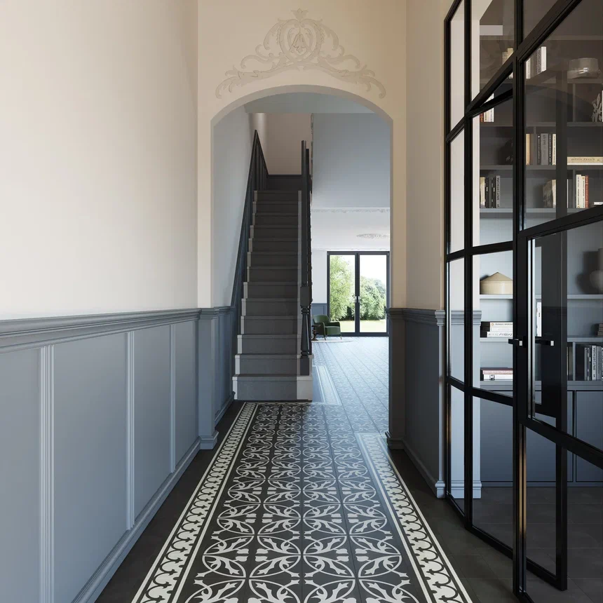 Кварцвиниловая плитка "Invictus" Victorian Deco Charcoal (229*229*2,5мм) — купить в Нальчике