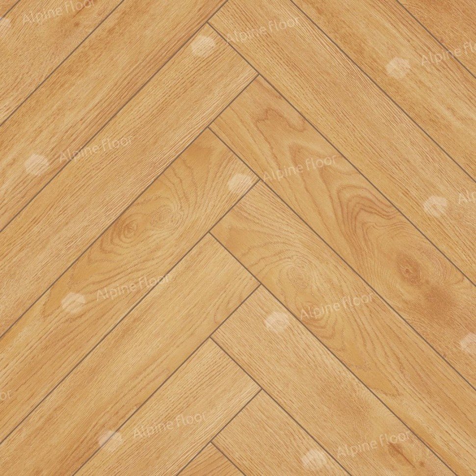 Ламинат "Alpine Floor" Herringbone 12 Дуб Пьемонт (600*100*12 мм) — купить в Нальчике