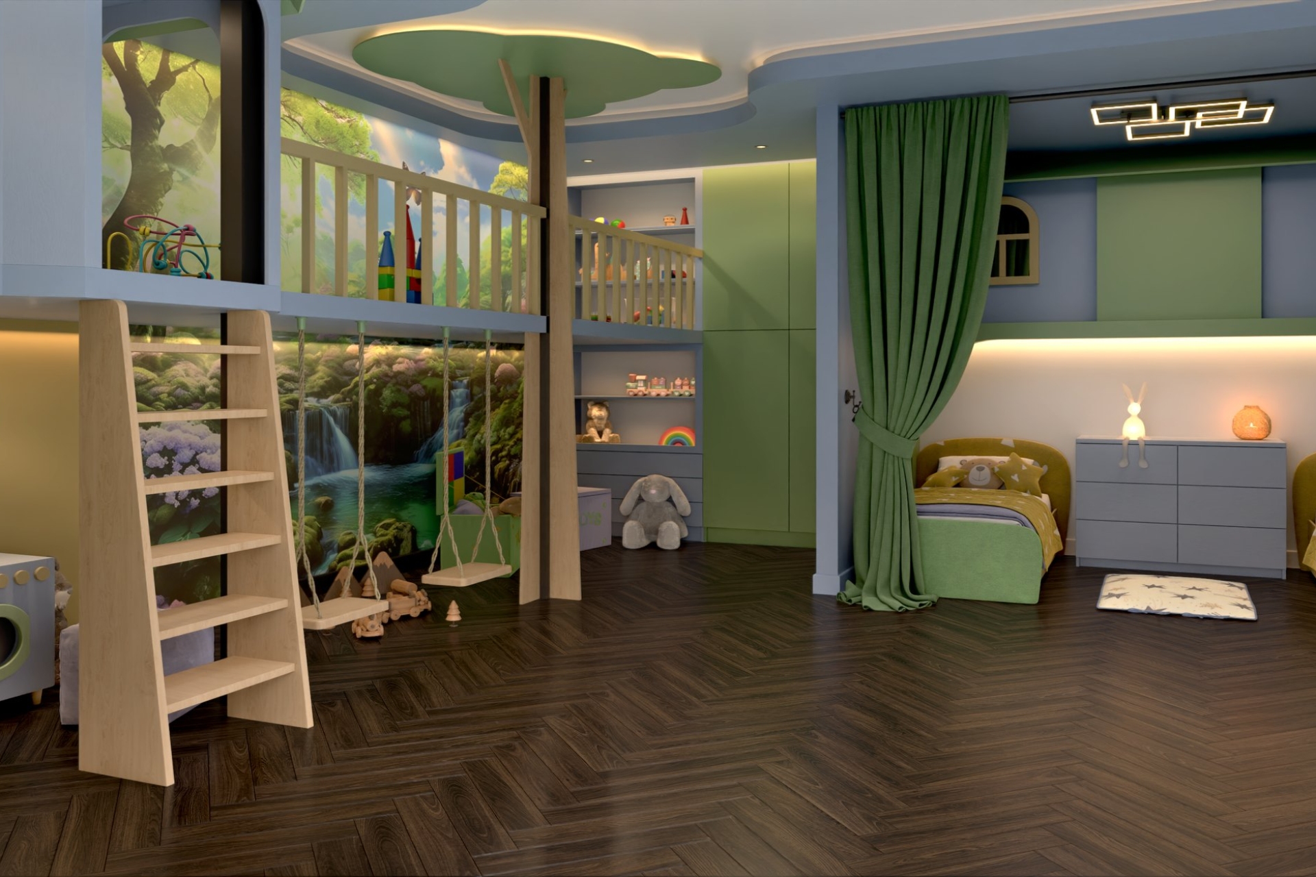 Инженерный паркет «Damy Floor» Каштановый (укладка елочкой) — купить в Нальчике