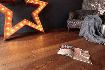 Замковая ПВХ плитка "Aquafloor" AF8026XXL (1800*228*8 мм) — фото и характеристики